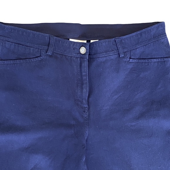 CHICO’S So Slimming Dark Blue Jeans Pants Size 12 - Picture 2 of 5